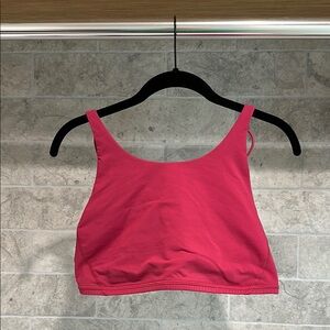 Lululemon Pink Strappy Sports Bra